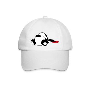 betrunkener pandabär - Baseballkappe - Weiß/Weiß - Vorne