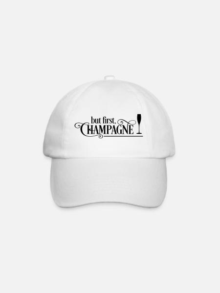 2541614 124567264 Sekt - Baseballkappe - Weiß/Weiß