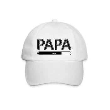schwanger papa Schwangerschaft - Baseballkappe - Weiß/Weiß - Vorne