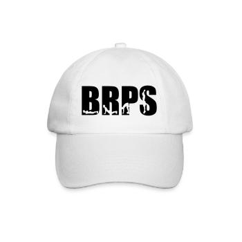 BRPS, Burpees - Baseballkappe - Weiß/Weiß - Vorne