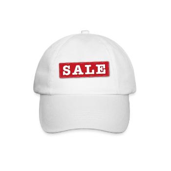 SALE - Baseballkappe - Weiß/Weiß - Vorne
