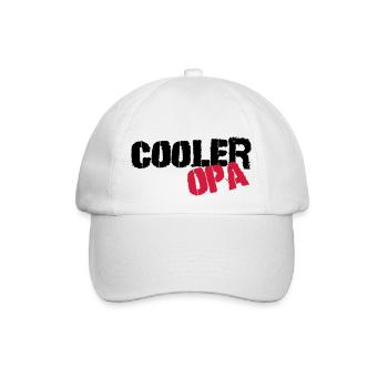 Cooler Opa - Baseballkappe - Weiß/Weiß - Vorne