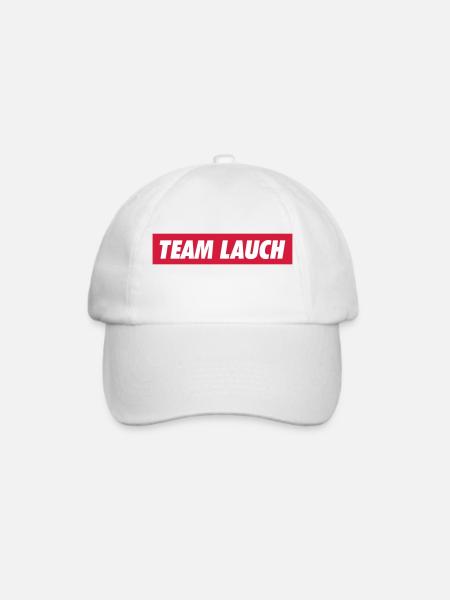 Team Lauch - Baseballkappe - Weiß/Weiß