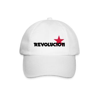 [ Revolucion ] - Baseballkappe - Weiß/Weiß - Vorne