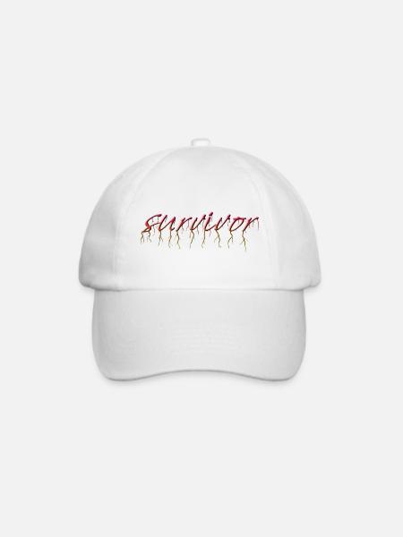 survivor - Baseballkappe - Weiß/Weiß