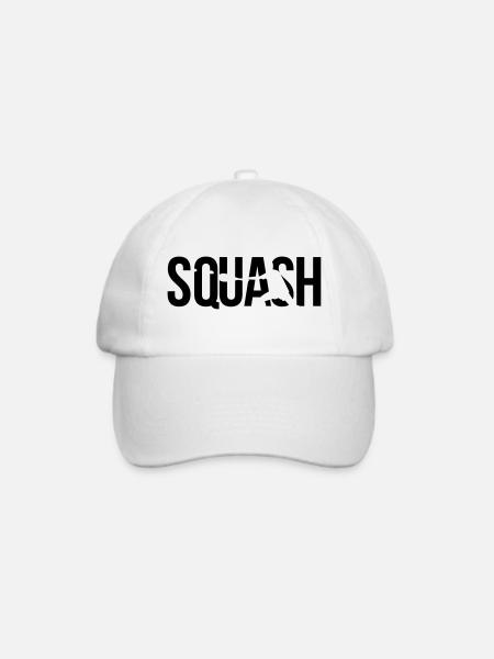 squash tennis - Baseballkappe - Weiß/Weiß