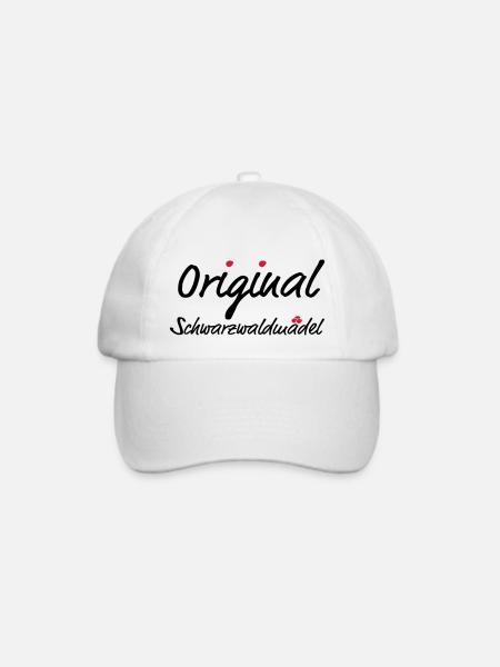 Original Schwarzwaldmädel - Baseballkappe - Weiß/Weiß