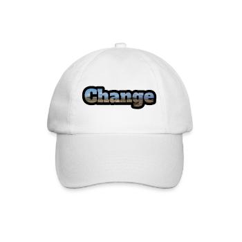 Change - Baseballkappe - Weiß/Weiß - Vorne