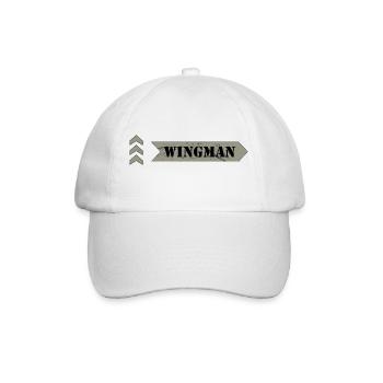 Wingman - Baseballkappe - Weiß/Weiß - Vorne