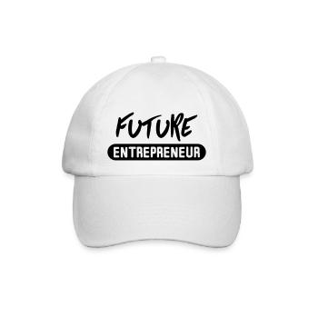 entrepreneur future - Baseballkappe - Weiß/Weiß - Vorne