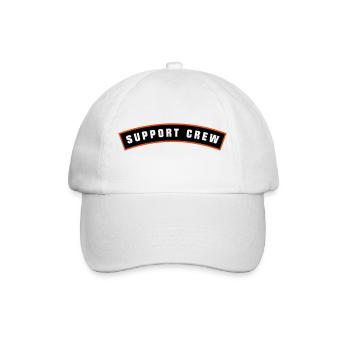 SUPPORT CREW Patch - Baseballkappe - Weiß/Weiß - Vorne