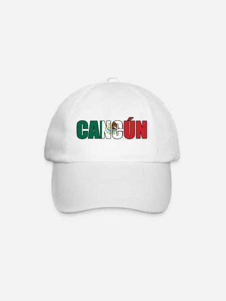 Cancun - Baseballkappe - Weiß/Weiß