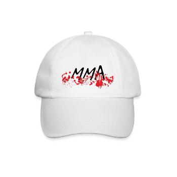 MMA - Baseballkappe - Weiß/Weiß - Vorne