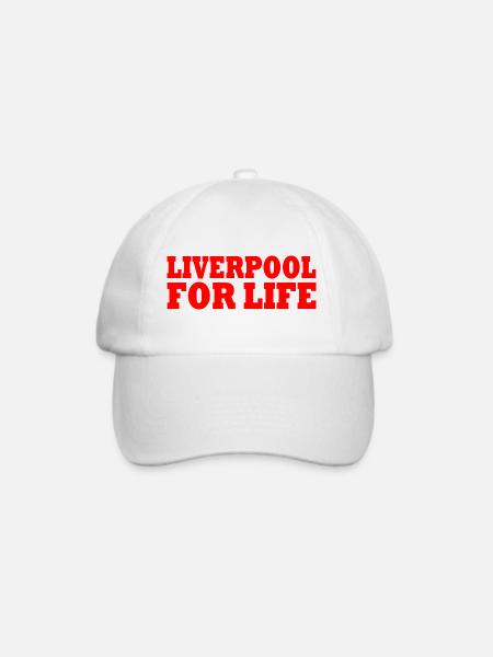 Liverpool - Baseballkappe - Weiß/Weiß