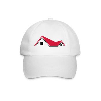 Haus - Baseballkappe - Weiß/Weiß - Vorne
