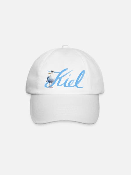 kiel möwe - Baseballkappe - Weiß/Weiß