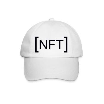 NFT Non Fungible Token - Baseballkappe - Weiß/Weiß - Vorne
