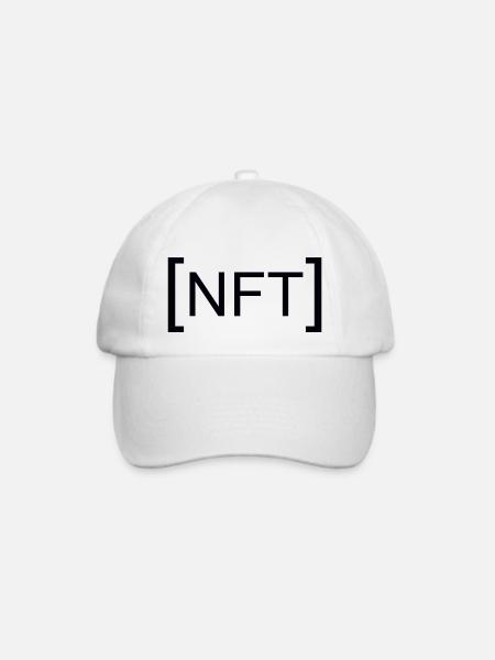 NFT Non Fungible Token - Baseballkappe - Weiß/Weiß