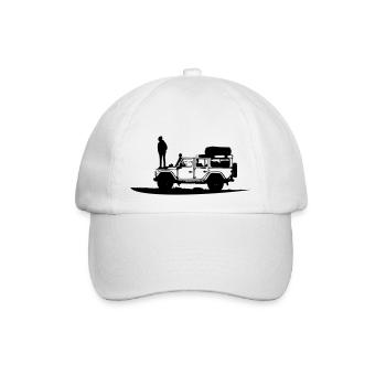 Defender LR - Baseballkappe - Weiß/Weiß - Vorne
