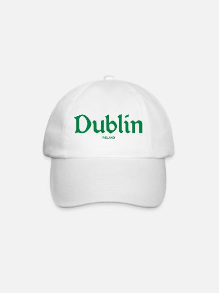 DUBLIN Irland Ireland - Baseballkappe - Weiß/Weiß