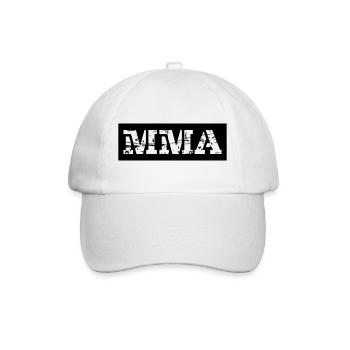 MMA - Baseballkappe - Weiß/Weiß - Vorne