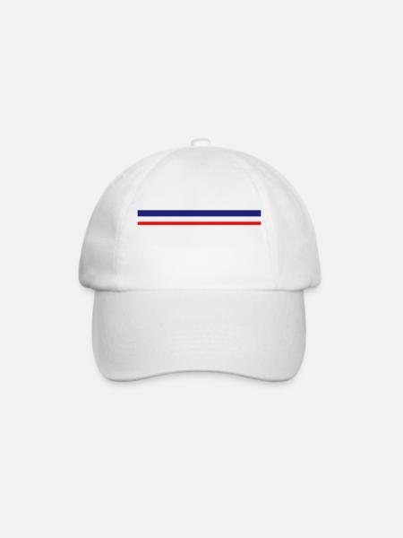 Frankreich Sport - Baseballkappe - Weiß/Weiß
