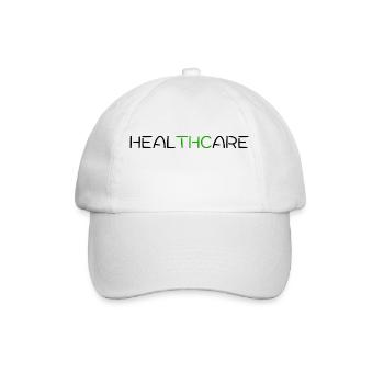 HEALTCHARE CANNABIS MED - Baseballkappe - Weiß/Weiß - Vorne