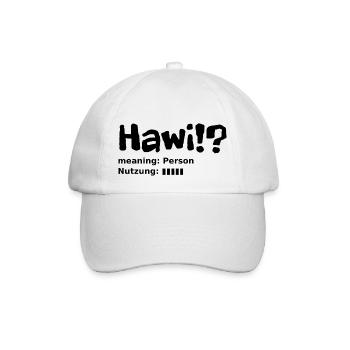 Hawi-Steiermark slang - Baseballkappe - Weiß/Weiß - Vorne