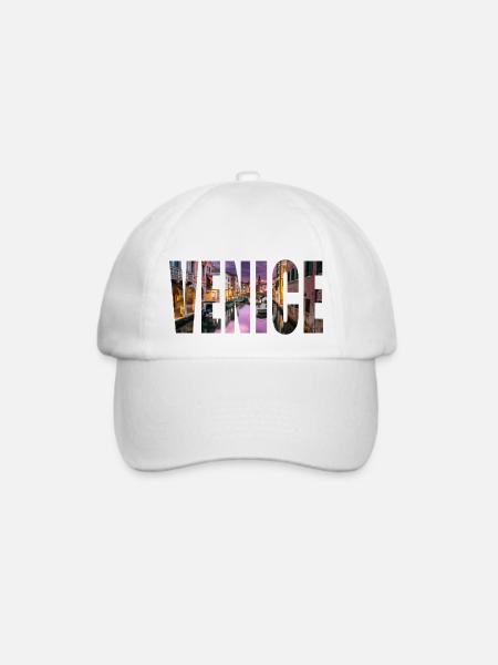 venice venedig - Baseballkappe - Weiß/Weiß