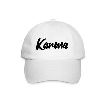 Karma - Baseballkappe - Weiß/Weiß - Vorne