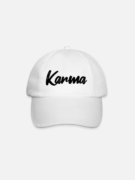 Karma - Baseballkappe - Weiß/Weiß