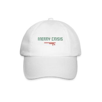 Merry Crisis - Baseballkappe - Weiß/Weiß - Vorne