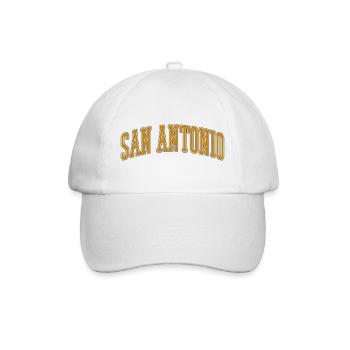 San Antonio Vintage Arc - Baseballkappe - Weiß/Weiß - Vorne