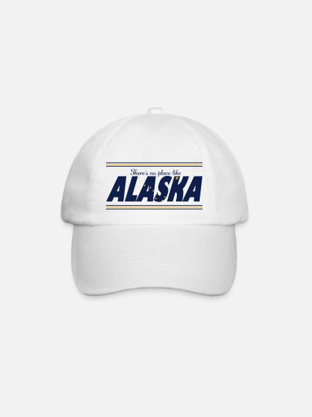 Kein Ort Alaska - Baseballkappe - Weiß/Weiß