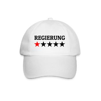 Regierung 1 Stern Bewertung - Baseballkappe - Weiß/Weiß - Vorne