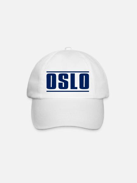 Oslo - Baseballkappe - Weiß/Weiß