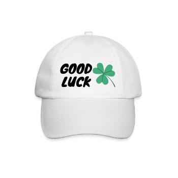 Good Luck - Baseballkappe - Weiß/Weiß - Vorne