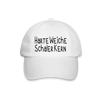 Harte Weiche Schaler Kern - Baseballkappe - Weiß/Weiß - Vorne