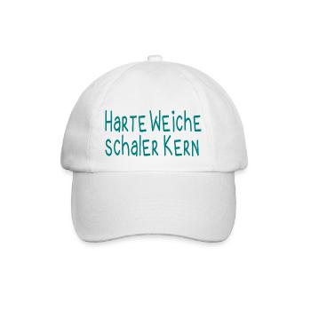 Harte Weiche Schaler Kern - Baseballkappe - Weiß/Weiß - Vorne