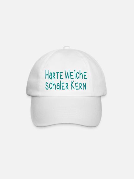 Harte Weiche Schaler Kern - Baseballkappe - Weiß/Weiß