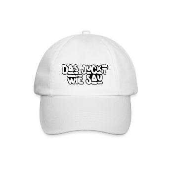 Das juckt - Baseballkappe - Weiß/Weiß - Vorne
