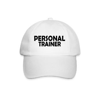 Personal trainer - Baseballkappe - Weiß/Weiß - Vorne