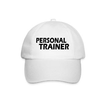 Personal trainer - Baseballkappe - Weiß/Weiß - Vorne