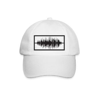 Frequenz - Baseballkappe - Weiß/Weiß - Vorne
