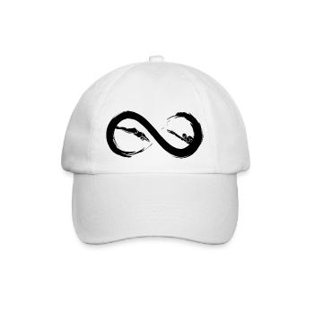 Infinity-Schwimmen - Baseballkappe - Weiß/Weiß - Vorne
