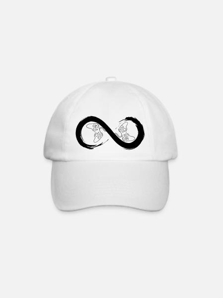 Unendliche Konsole - Baseballkappe - Weiß/Weiß