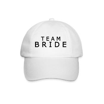 Team bride - Baseballkappe - Weiß/Weiß - Vorne