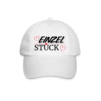 Einzelstück - Baseballkappe - Weiß/Weiß - Vorne