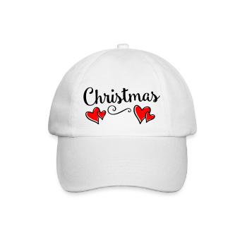 christmas - Baseballkappe - Weiß/Weiß - Vorne