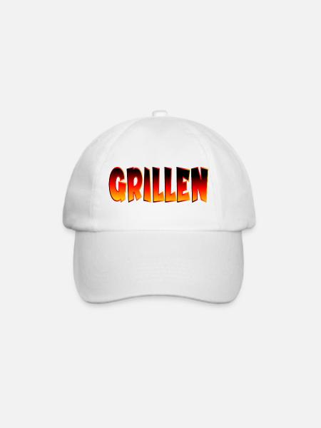 GRILLEN DEUTSCHLAND - Baseballkappe - Weiß/Weiß